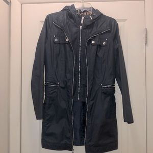 Chinese Laundry Navy Jacket Double Zipper Size S